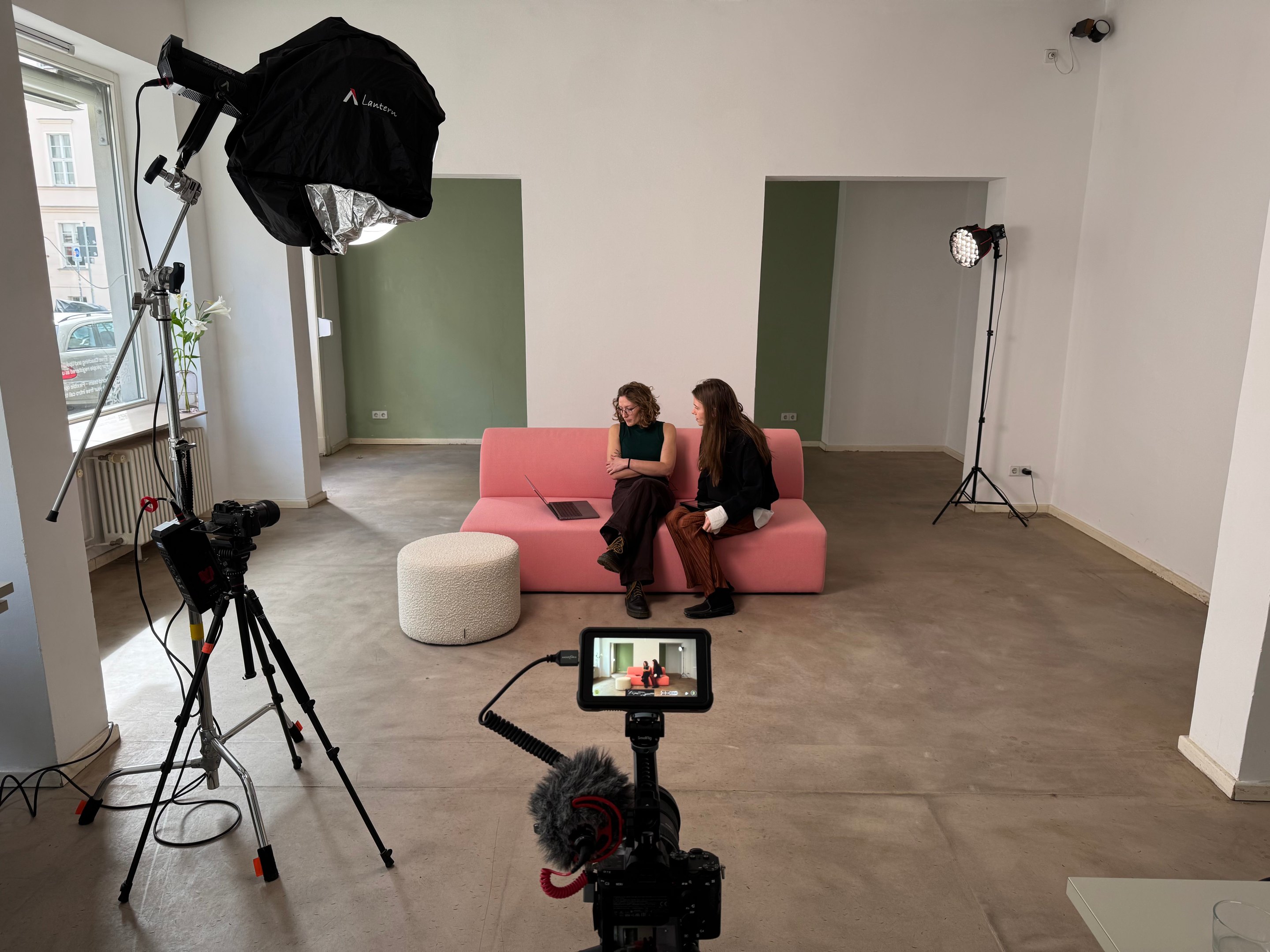 Brand Frame Media bei der Produktion